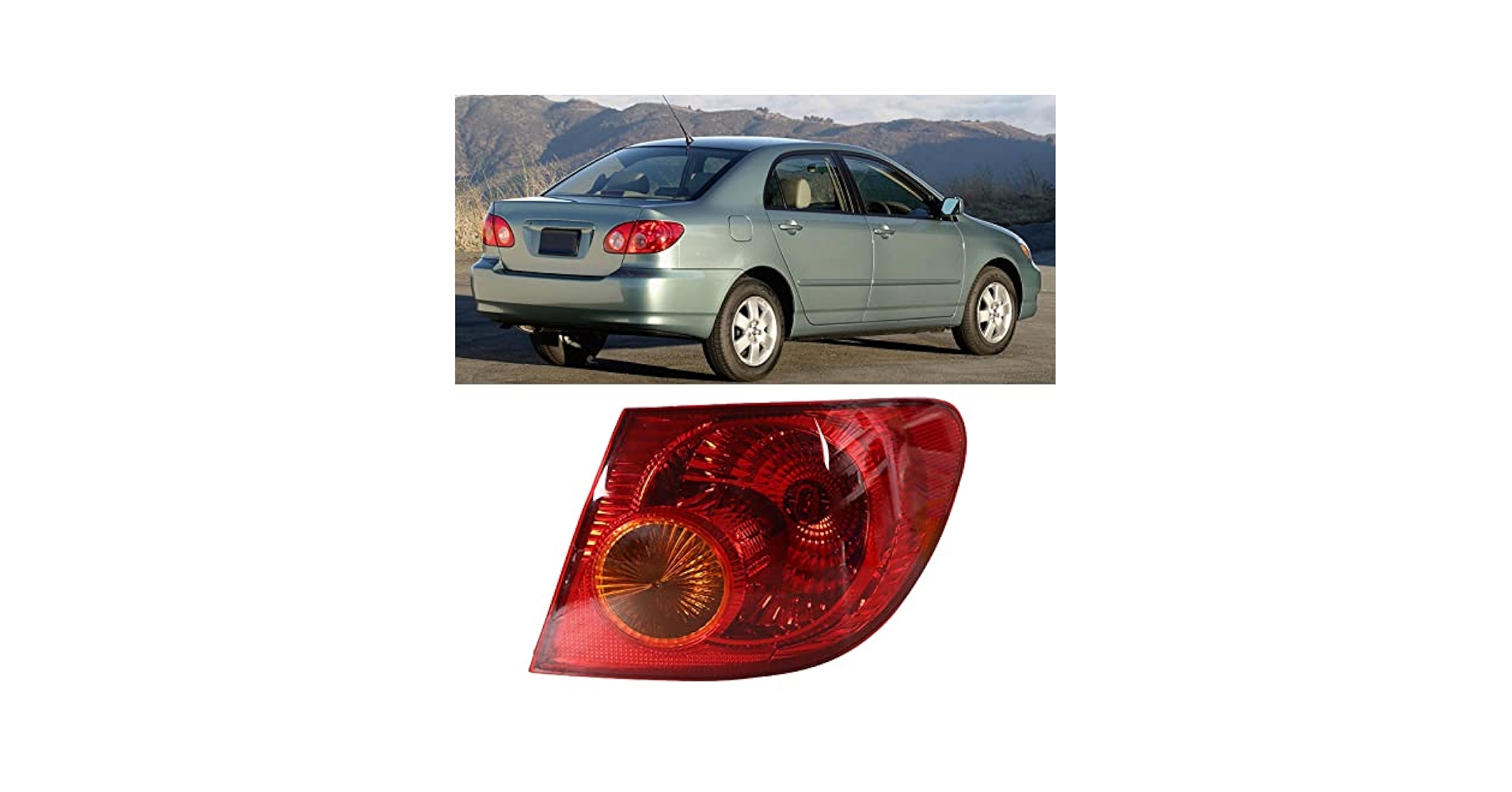 Amazon.com: WFLNHB Tail Light Replacement for Toyota Corolla